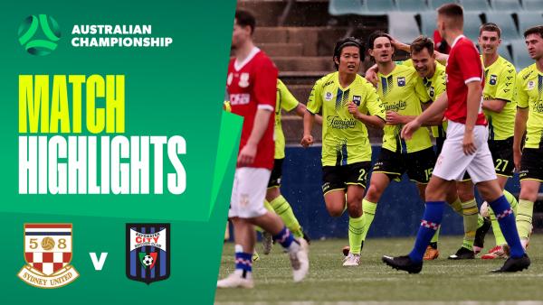 Sydney United 58 v Bayswater City | Quick Highlights | 2025 Australian Championship Round 1