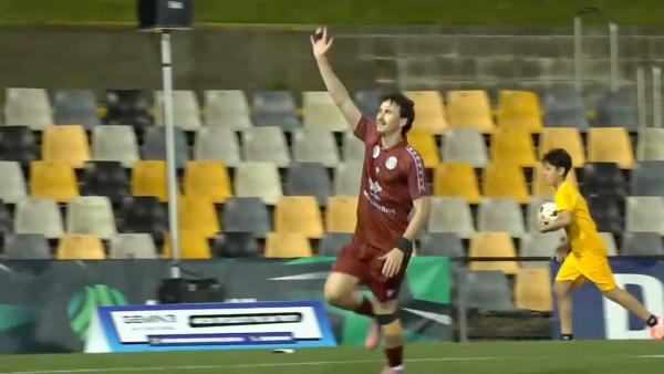 GOAL: Wests Apia hit United for four