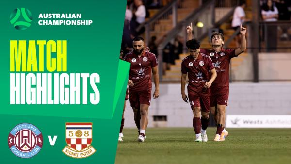 Wests APIA v Sydney United 58 | Quick Highlights | 2025 Australian Championship Round 2
