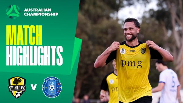 NWS Spirit v Avondale | Quick Highlights | 2025 Australian Championship Round 2