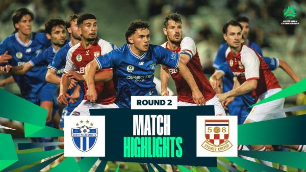 South Melbourne v Sydney United 58 | Highlights | 2026 Australian Championship Round 2