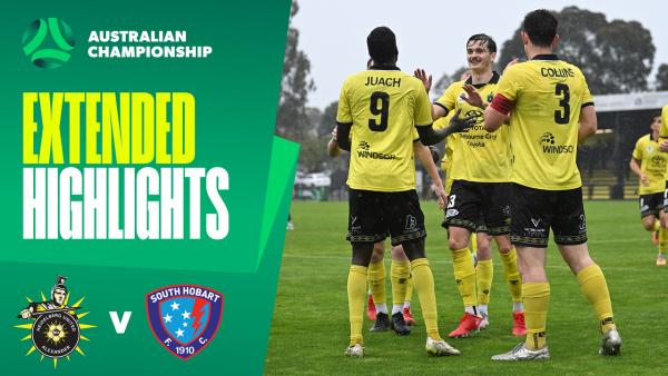 Heidelberg United v South Hobart | Extended Highlights | 2025 Australian Championship Round 3