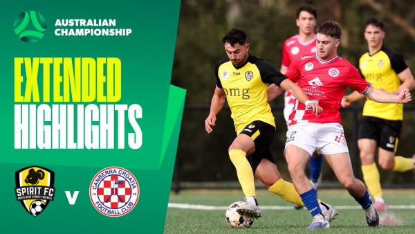 NWS Spirit v Canberra Croatia | Extended Highlights | 2025 Australian Championship Round 3