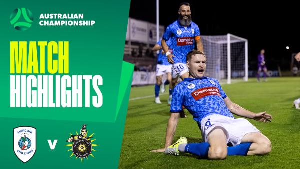 Marconi Stallions v Heidelberg United | Quick Highlights | 2025 Australian Championship Round 4