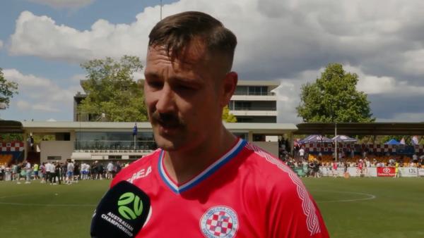 Mathew Grbesa: It'll come down to the last game for us | Interview | Canberra Croatia v Avondale FC