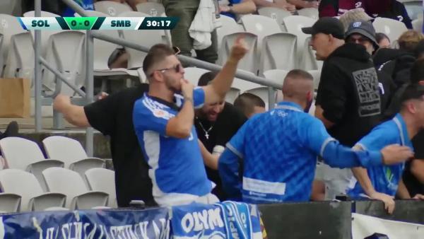 GOAL: Sydney Olympic lead in the 'Greek Derby'