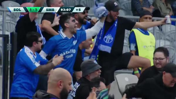 GOAL: South Melbourne steal it at the death