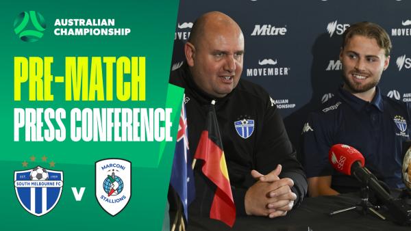 Sinisa Cohadzic and Jack Painter-Andrews Press Conference | South Melbourne v Marconi Stallions