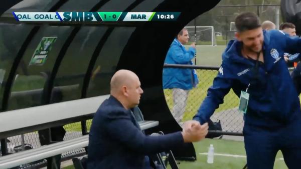 GOAL: South Melbourne strike early in the Grand Final